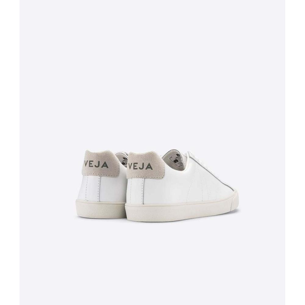 Veja ESPLAR LEATHER Men's Sneakers White | NZ 308JPQ